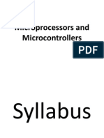Microprocessor Micro Controllers