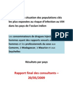 Rapport Final 2009 - Populations Clés À Risque