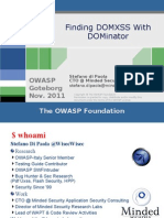 Analyzing DoM Xss With Dominator
