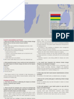 Mauritius: Country Survey On Health and Climate Change