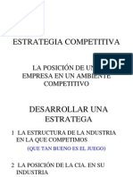 Estrategia Competitiva en Una Empresa