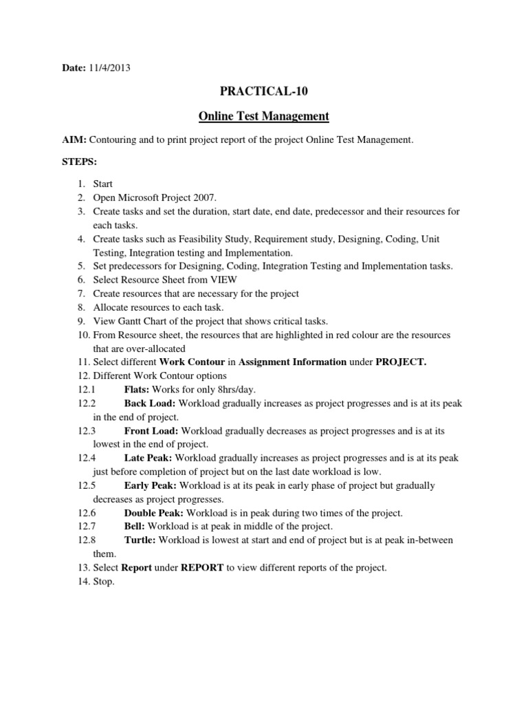 Practical-10 Online Test Management | PDF