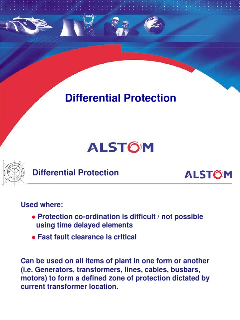 Differential Protection Techniques Overview | PDF | Electrical ...