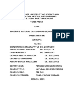 Nigeria's Gas and Gas-Liquid Reserves