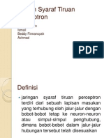 Sistem Syaraf Tiruan Perception