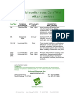 Miscellaneous ColaMid Alkanolamides