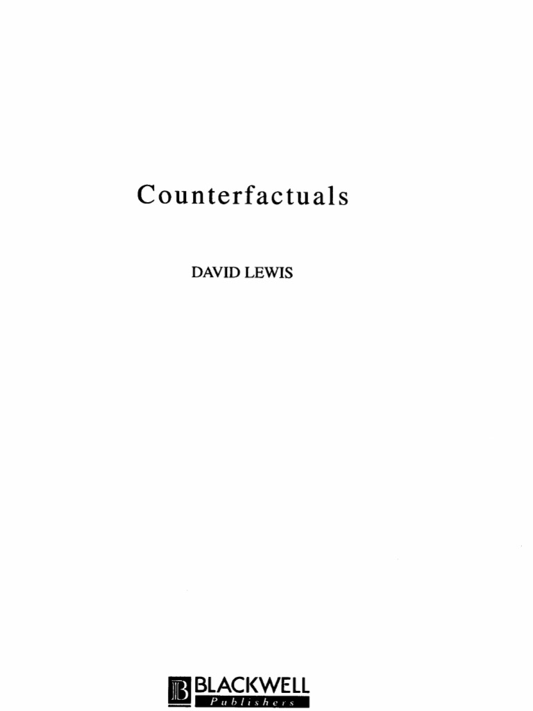 1973 Lewis Counterfactuals | PDF, image size:768x1024
