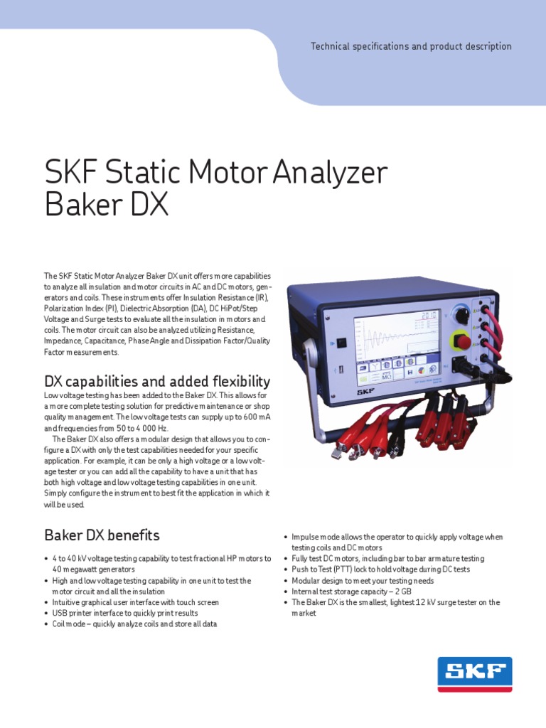 CMP8 12200 EN SKF Static Motor Analyzer Baker DX Data Sheet.pdf