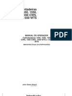 Manual Operador Colheitadeiras 1450 e 1550 PDF