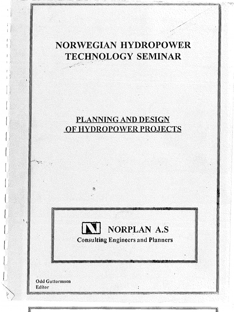 Planning Design HEPP Norplan | PDF | Recursos hídricos | Inundar