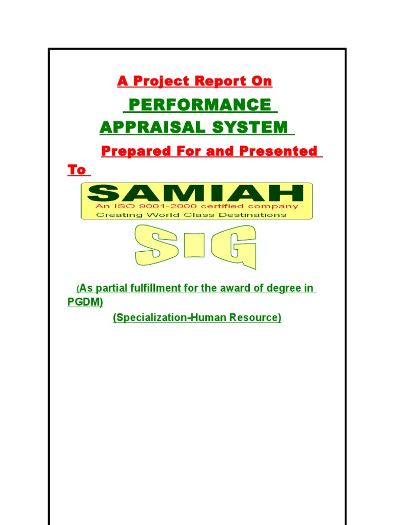 phd thesis on performance appraisal