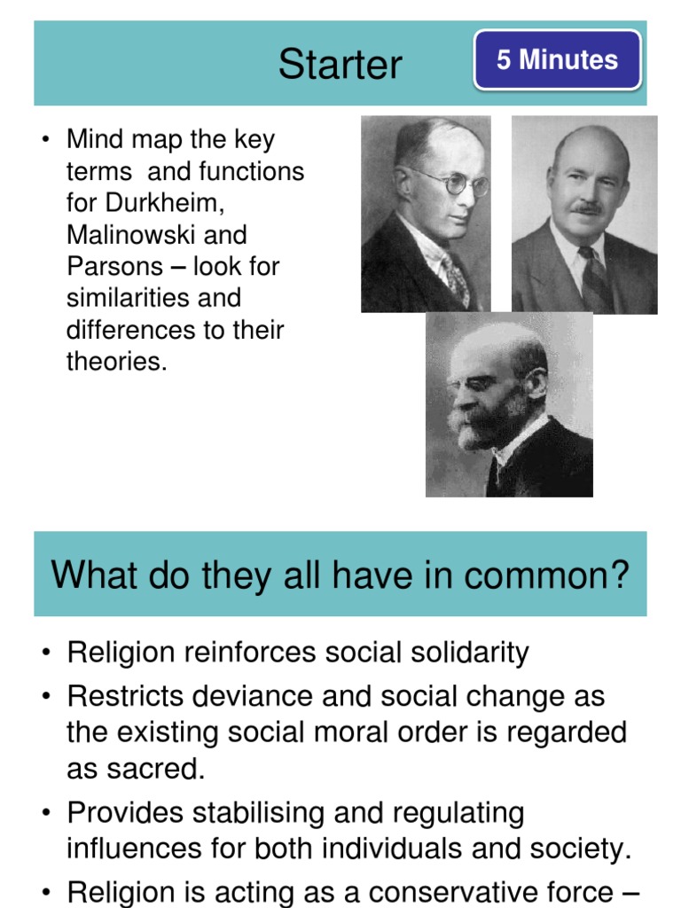 Lesson+7+ +functionalism | PDF | Rituals | Émile Durkheim