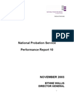 UK Home Office: Performance Report 10