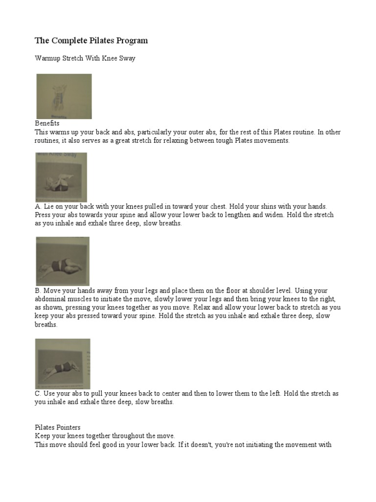 The Complete Pilates Program Pdf Pilates Breathing