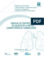 Manual de Control de Calidad de La Red de Laboratorios de TB