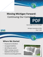 2013 State of the State of Michigan by State Budget Director