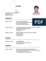 Mechanical Engineer Resume - Sandeep Kumar Mishra