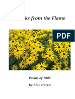 Sparks From The Flame: Poems of 1985 by Alan Harris