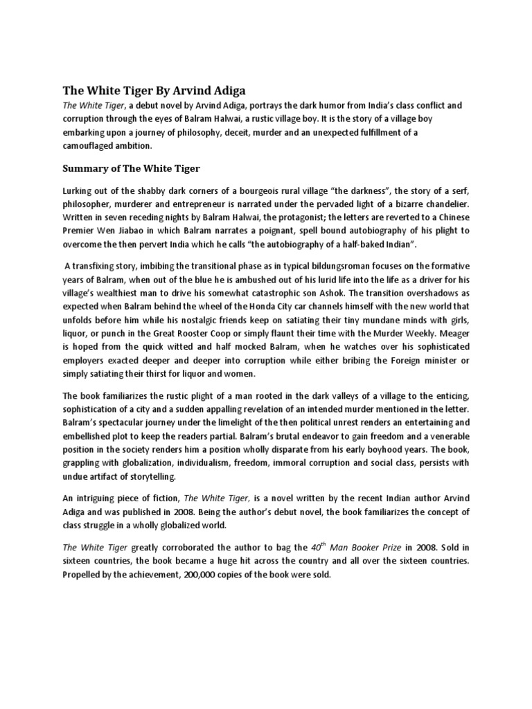 Book Review the White Tiger Debut Novels Debut Books