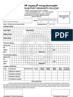 Application Form Halim