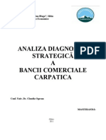 Analiza Diagnostic-Strategica a Bancii Comerciale Carpatica