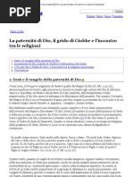 Coda Piero - La Paternità Di Dio, Il Grido Di Giobbe e L'incontro Tra Le Religioni