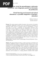 07 - AVA e educação presencial - uma integração possível na formação de professores