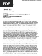 Rom e Sinti in Italia Minoranza Senza Territorio_Maurizio Ambrosini