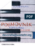 Zlatko Gall - Pojmovnik Popularne Glazbe