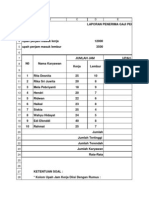 Soal Praktek Excel