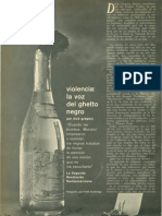 Violencia La Voz Del Ghetto. Caballero Junio 1966.