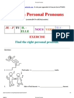 Personal Pronouns PDF