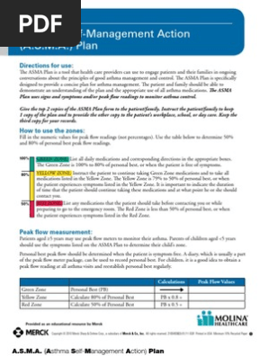 Asthma Action Plan English
