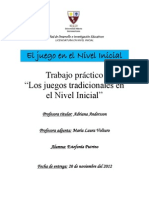 Juegos tradicionales en el Nivel Inicial