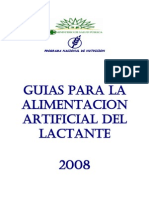 Guias Alimentacion Artificial Lactante