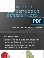 Proposito de Un Estudio Piloto