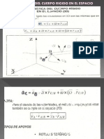 Cinematica de Cuerpo Rigido en El Espacio