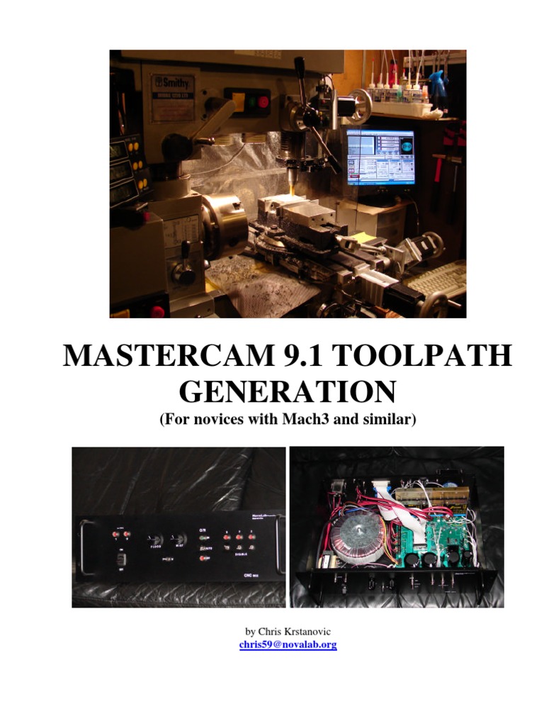 MasterCAM 9.1 Toolpath Guide for Beginners | PDF | Numerical Control ...