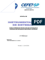 Instrumentação de sistemas          (Apostila CEFET)