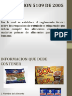 Requisitos rotulado alimentos envasados