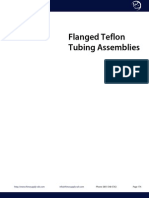 15 flanged teflon tubing assemblies- end user