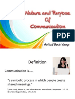 51885474 Nature and Purpose of Communication