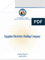 Egyptian Electrical Grid Annual Report 2011