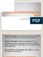 Pauta de interpretación CAT