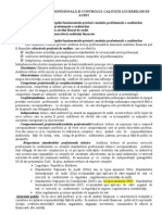 TEMA 3. Etica Profesional - Si Controlul Calita - II Lucr - Rilor de Audit