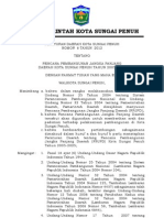 Perda Kota Sungai Penuh No. 6 Tahun 2012 Tentang RPJPD Kota Sungai Penuh 2005-2025