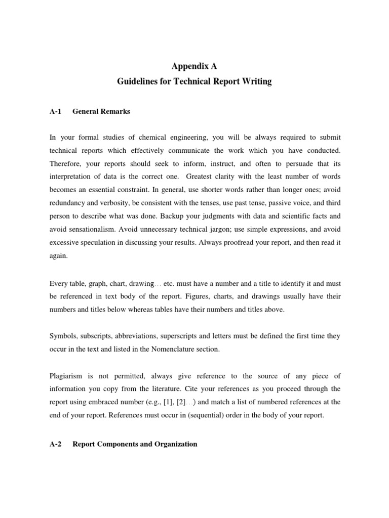 Technical Report Writing Guidelines | PDF | Observational Error ...