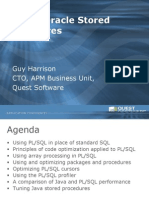 Tuning Oracle Stored Procedures: Guy Harrison CTO, APM Business Unit, Quest Software