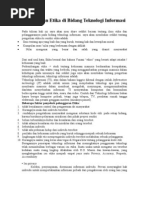 Download Pelanggaran Etika Di Bidang Teknologi Informasi by Melda Caem SN143172455 doc pdf