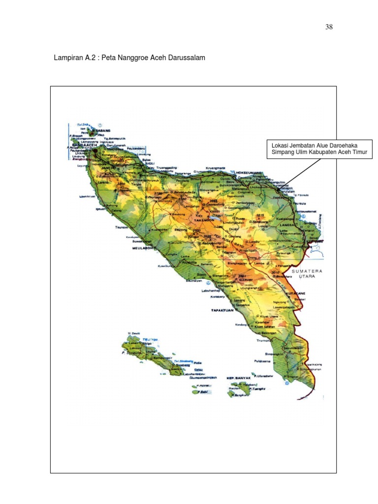 Lampiran Peta Aceh | PDF